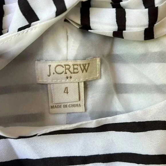 🔥j.crew🔥 | Dark  navy blue and white horizontal striped dress - Picture 5 of 12